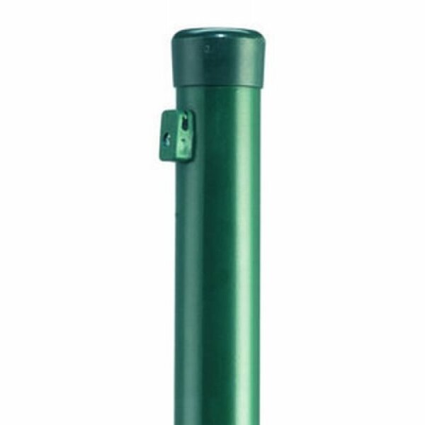 Zaunpfosten grün verzinkt Länge 115cm, Durchmesser 34mm