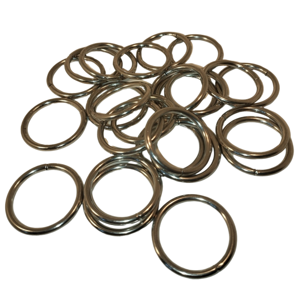 Gardinenringe 3x25mm silber