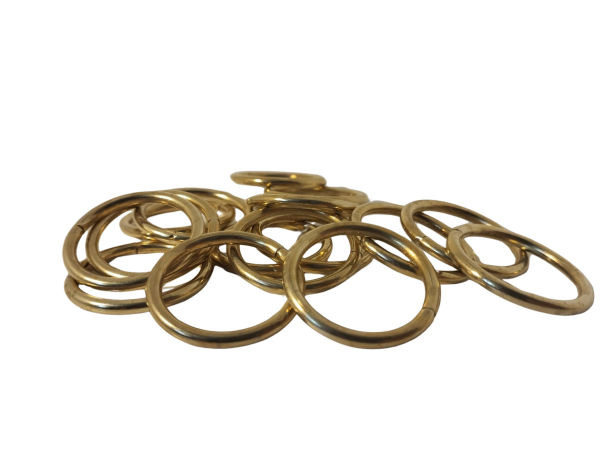 Gardinenringe 3x25mm messing