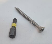 Schrauben Edelstahl C1 TX 5x50 Terrassenschrauben...