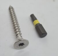 Spanplattenschrauben Edelstahl A2 VA V2A Torx Ø 4mm Länge 50mm