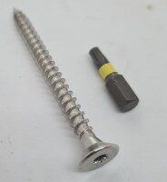 Spanplattenschrauben Edelstahl A2 VA V2A Torx Ø 4mm Länge 70mm
