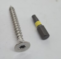 Spanplattenschrauben Edelstahl A2 VA V2A Torx Ø 5mm Länge 50mm