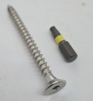 Spanplattenschrauben Edelstahl A2 VA V2A Torx Ø 5mm Länge 70mm