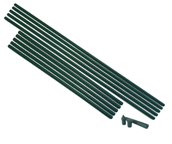 Der "mitwachsende" Pflanzstab, 16mm Durchmesser, Länge 60-270cm. Die innovativen, flexibel und mitwachsenden Pflanzstäbe, Metallrohr kunststoffummantelt – Rankstäbe für Pflanzen, Gurken, Tomaten, Kletterpflanzen und Pflanzenhalter