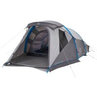 Aufblasbares Zelt Air Seconds Family 4, 4 Personen, grau QUECHUA