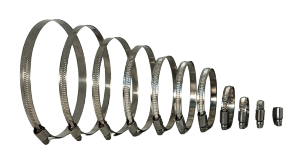 Schlauchschelle W4- DIN 3017 - Schlauchschellen Edelstahl 8 - 140 mm