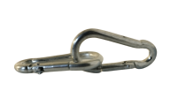 Karabinerhaken verzinkt 4mm