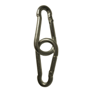 Karabinerhaken verzinkt 5mm