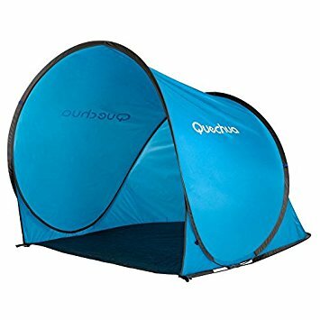 Quechua Strandmuschel 2 SECONDS 0 blau neu. Schneller Aufbau und Abbau, Neu